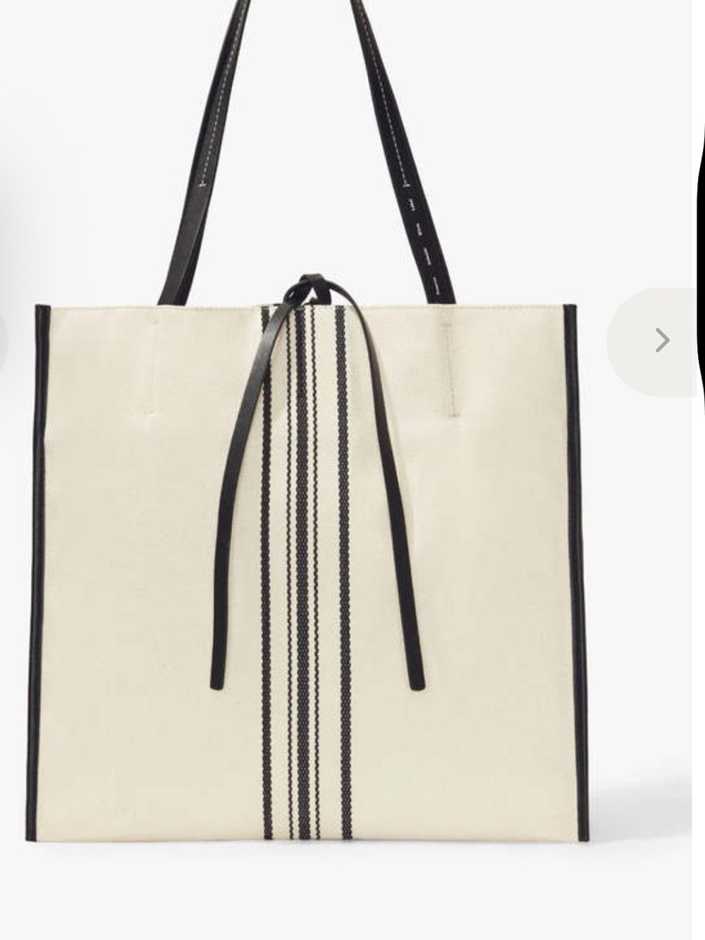 Proenza Schouler White Label Twin Stripe Tote - Picture 2 of 8